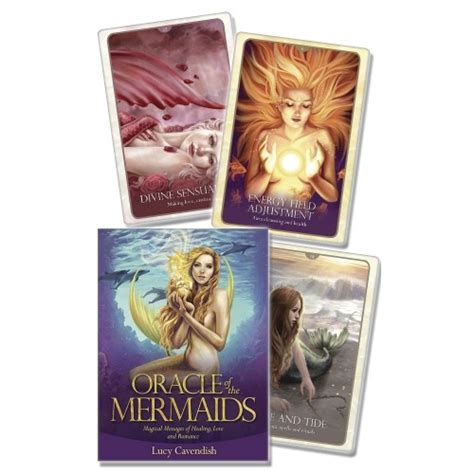Transcendent mermaids and dolphins divination deck